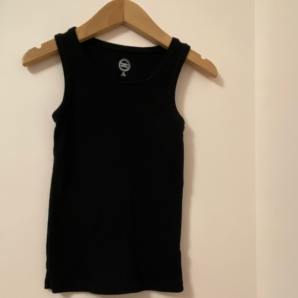 Wonder Nation razor tank top.Size:7/8 girls black - Picture 4 of 4